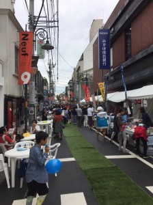 雨上がりからの。