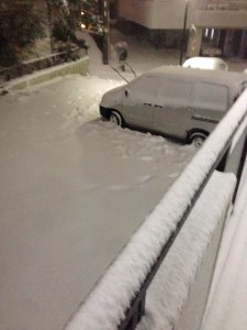 寒さや雪の影響