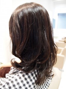 手入れが簡単なパーマ